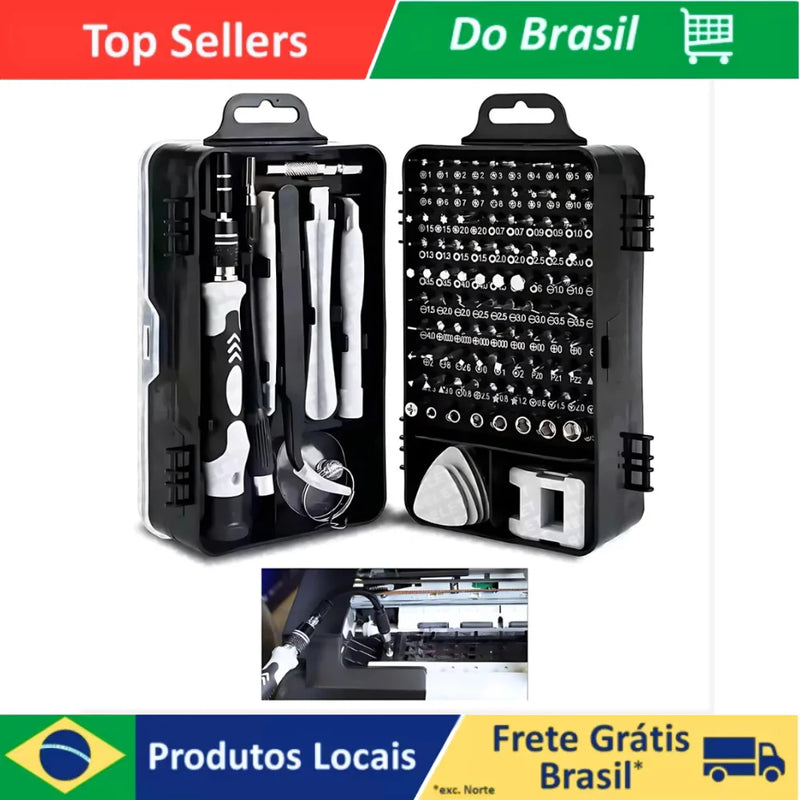 Maleta de Conjunto De Ferramentas Mecânicas De Precisão Telefone Celular 115 Peças Precisao Chave de Fenda Parafuso.