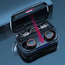 5.1 Bluetooth Headset with LED Case Digital-Waterproof, Powerful, Long Battery, Touch Control