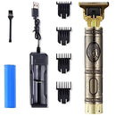 Máquina De Cortar Cabelo Para Barba Masculina Aparador Profissional barbeador acabamento Sem Fio Portátil T9