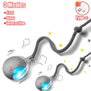 Novo brinquedo interativo para gatos, bola rolante automática, rabo falso, brinquedo elétrico inteligente recarregável para animais de estimação, treinamento para cães e gatos, imitação de rato