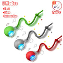 Novo brinquedo interativo para gatos, bola rolante automática, rabo falso, brinquedo elétrico inteligente recarregável para animais de estimação, treinamento para cães e gatos, imitação de rato