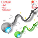 Novo brinquedo interativo para gatos, bola rolante automática, rabo falso, brinquedo elétrico inteligente recarregável para animais de estimação, treinamento para cães e gatos, imitação de rato