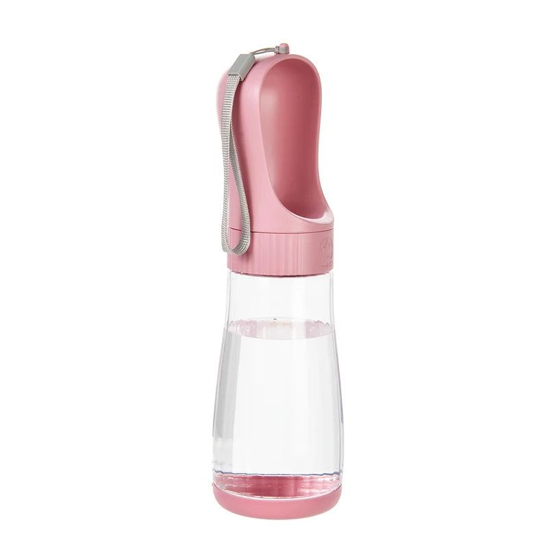 Garrafa de água portátil para cães com recipiente para comida, dispensador de água para animais de estimação 2 em 1 para cães pequenos e grandes, gatos e labradores