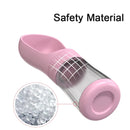 Garrafa de água portátil para cães com recipiente para comida, dispensador de água para animais de estimação 2 em 1 para cães pequenos e grandes, gatos e labradores