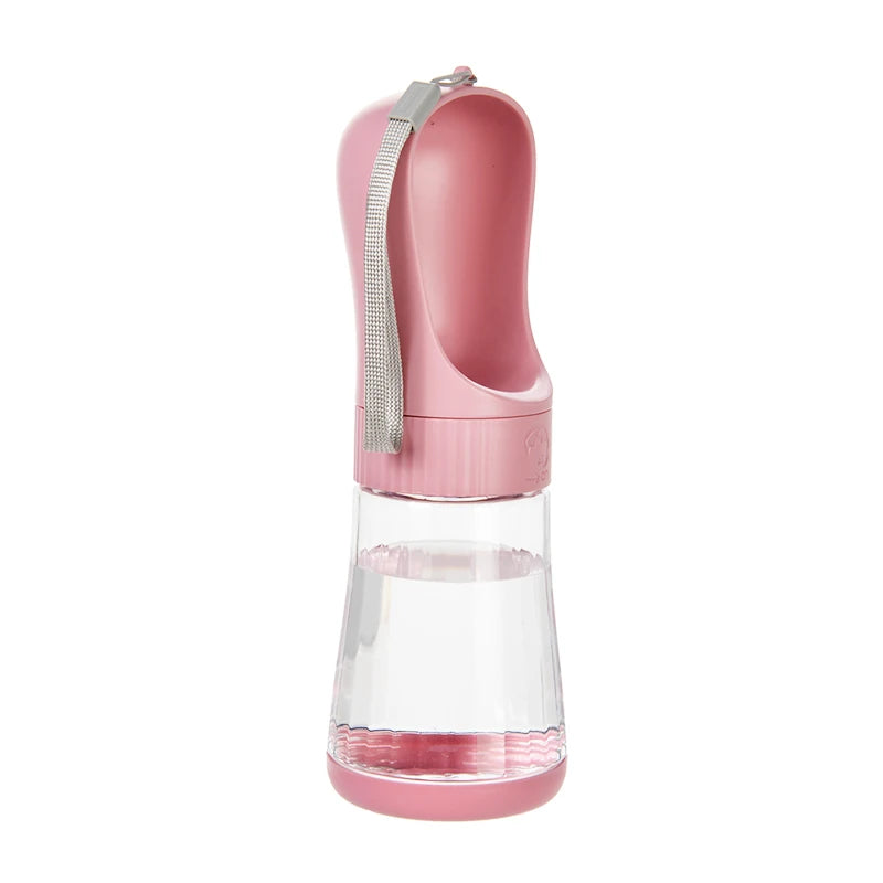 Garrafa de água portátil para cães com recipiente para comida, dispensador de água para animais de estimação 2 em 1 para cães pequenos e grandes, gatos e labradores